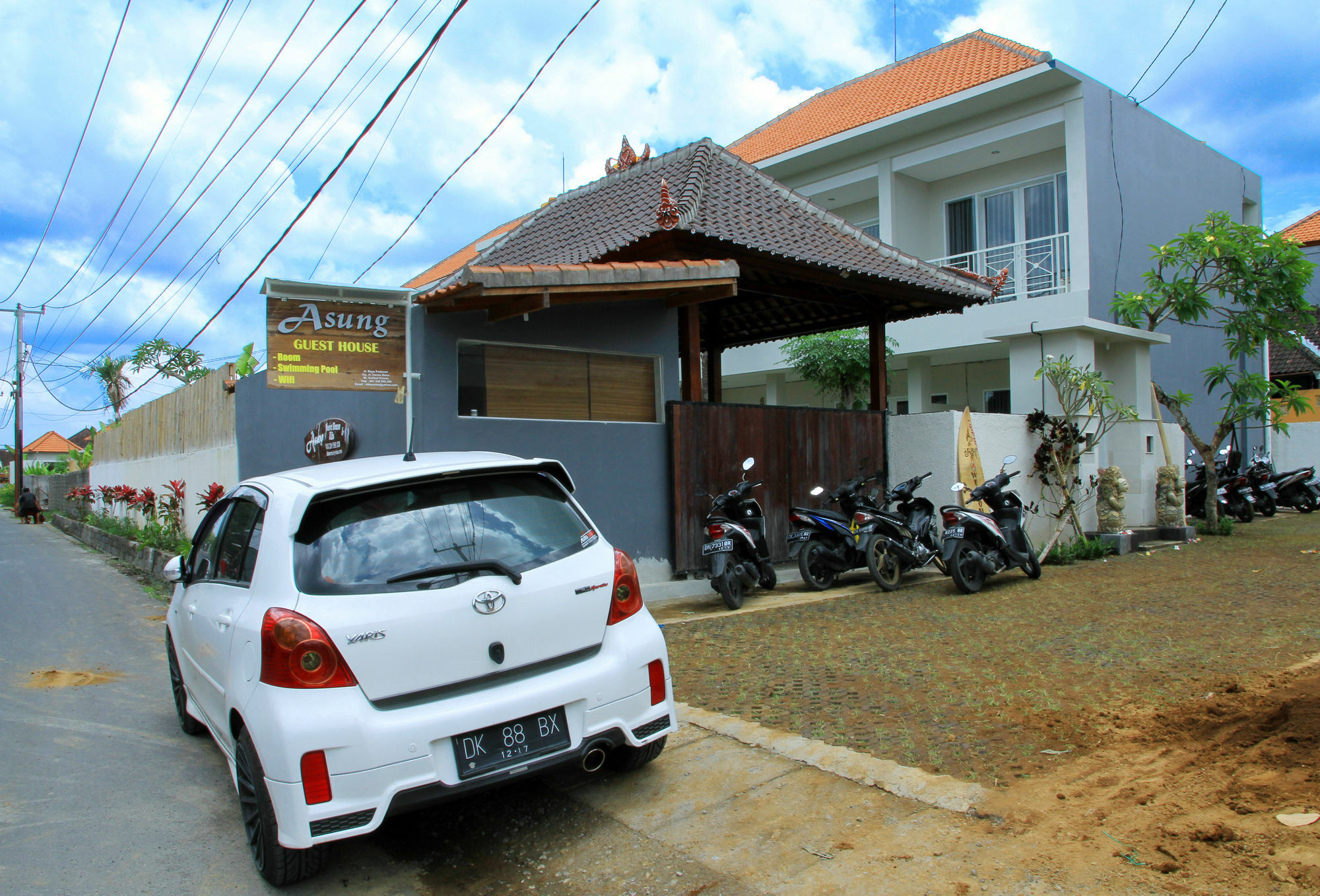 Asung Guesthouse Canggu Kültér fotó